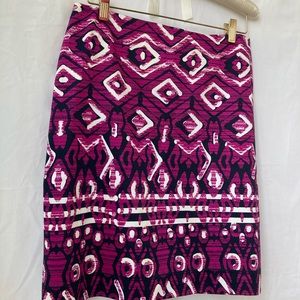 Ann Taylor Size 6 NWT Pencil Skirt Modern Print
